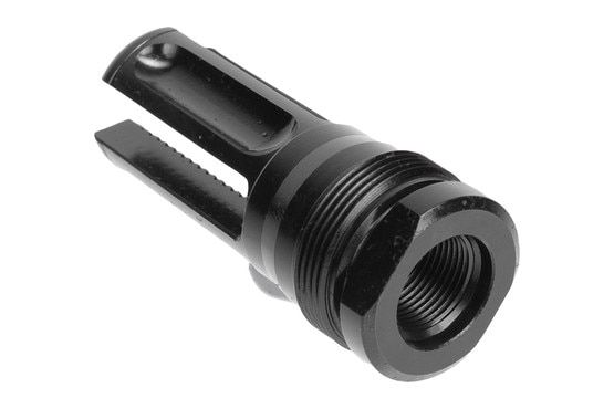FCD / Revival Defense 3 Prong Flash Hider has 1/2x28 internal threads